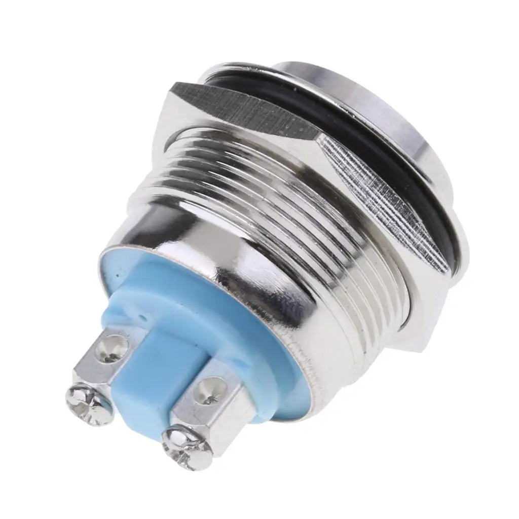 1NO Resetable 22mm Stainless Steel Waterproof Button Modified