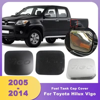 Tapa de tanque de combustible y aceite para Toyota Hilux Vigo 2005 2006 2007 2008 2009 2010 2011 2012 2013 2014 accesorios de coche de doble cabina