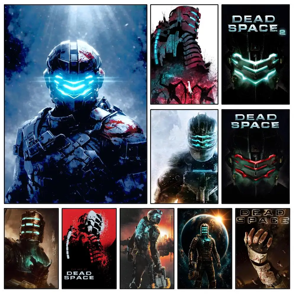 Game Dead Space Isaac Clarke Necromorph Poster Waterproof HD Modern Peel And Stick Wall Decor Bedroom Living Room Dorm Office