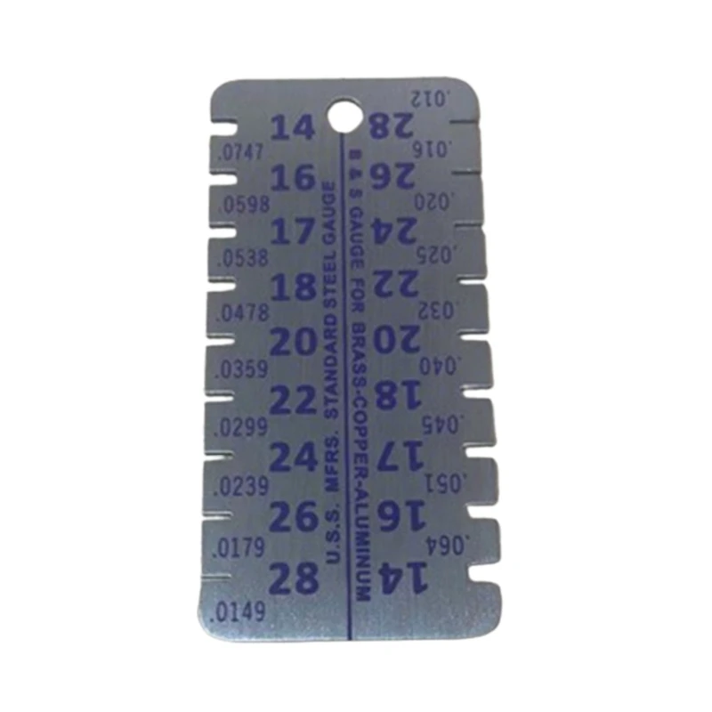 

Easy to Use Double Sided Thickness Ruler Stainless Steel for Home Applications