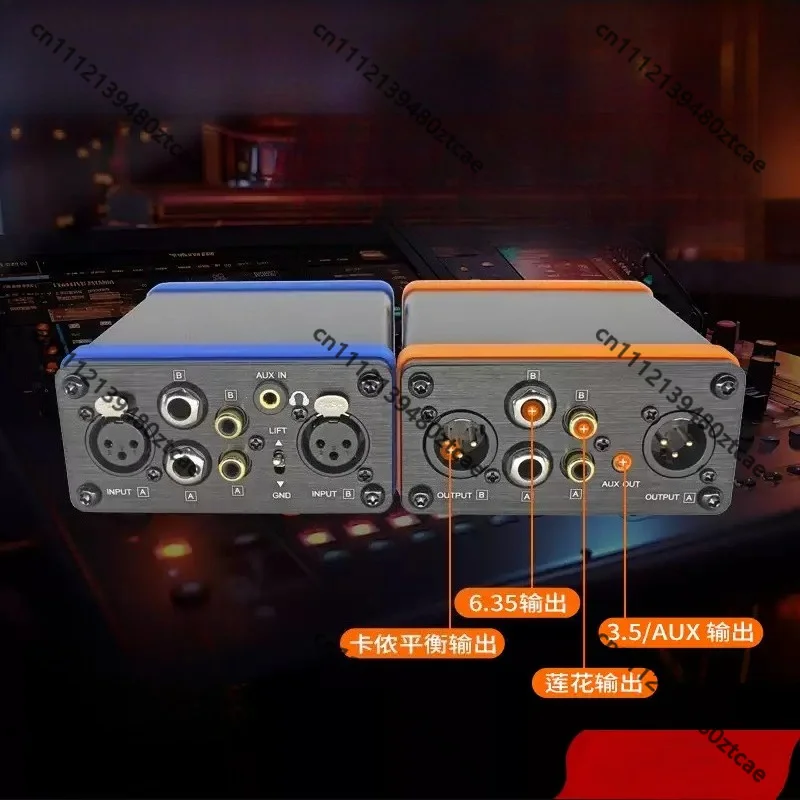 Multi-function Audio Isolator Ground Loop Noise Filter Eliminate Hum Noise XLR 6.5mm RCA Interface For Audio Sound System