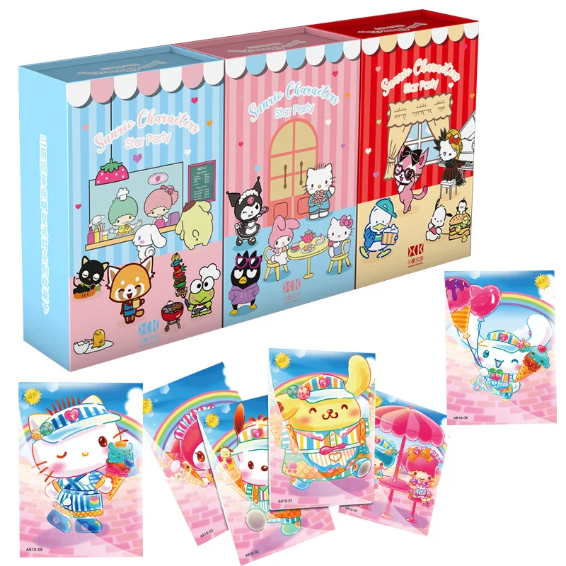 

Sanrio Japanese Anime Card Sanrio Laser Photo Card Sanrio Kuromi Melody Cinnamoroll Pachacco Room Decoration Cartoon Cards Gifts