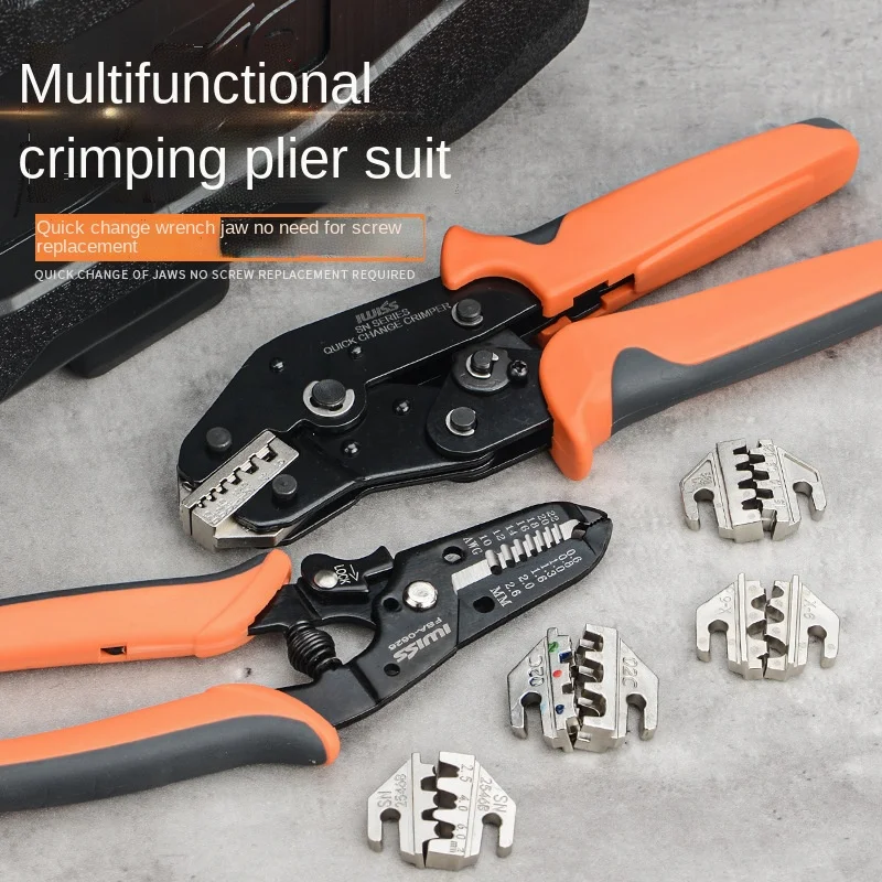 Crimping Pliers Set Jaw Kit for 2.8 4.8 6.3 Vh3.96/tube/insulation Terminals Electrical Clamp Min Tools AFZ001 view 3