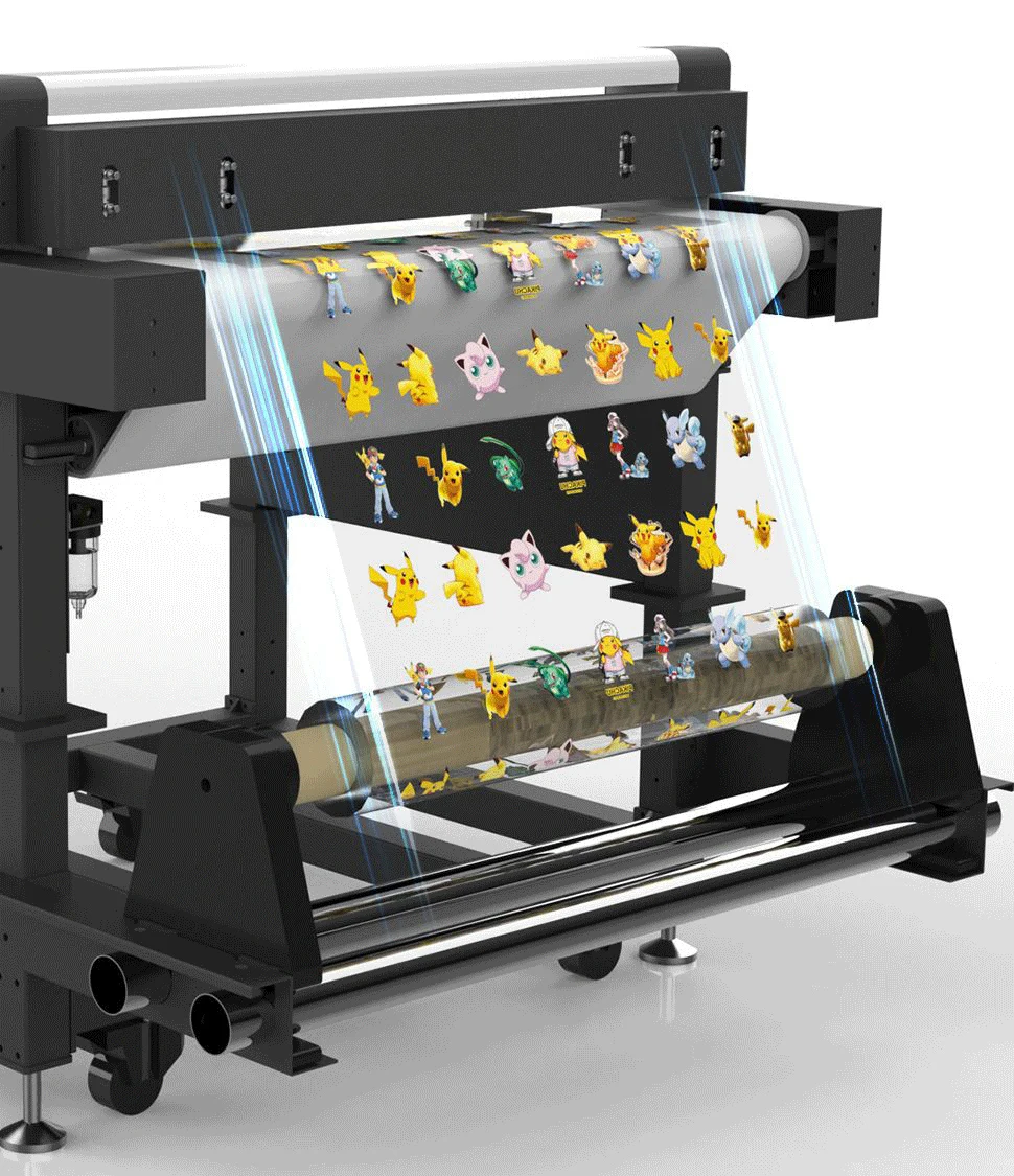 QK-6060C Auto Feeding Digital Pet Pvc Cardboard Sticker Half Cut Flatbed Die Cutter Plotter Cutting Machine for Sale