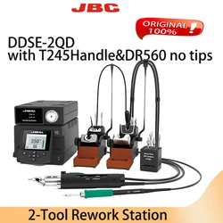 JBC DDPE DDSE DMSE 2-Tool Soldering Station 230V DR560 T210 JBC Rework Equipment
