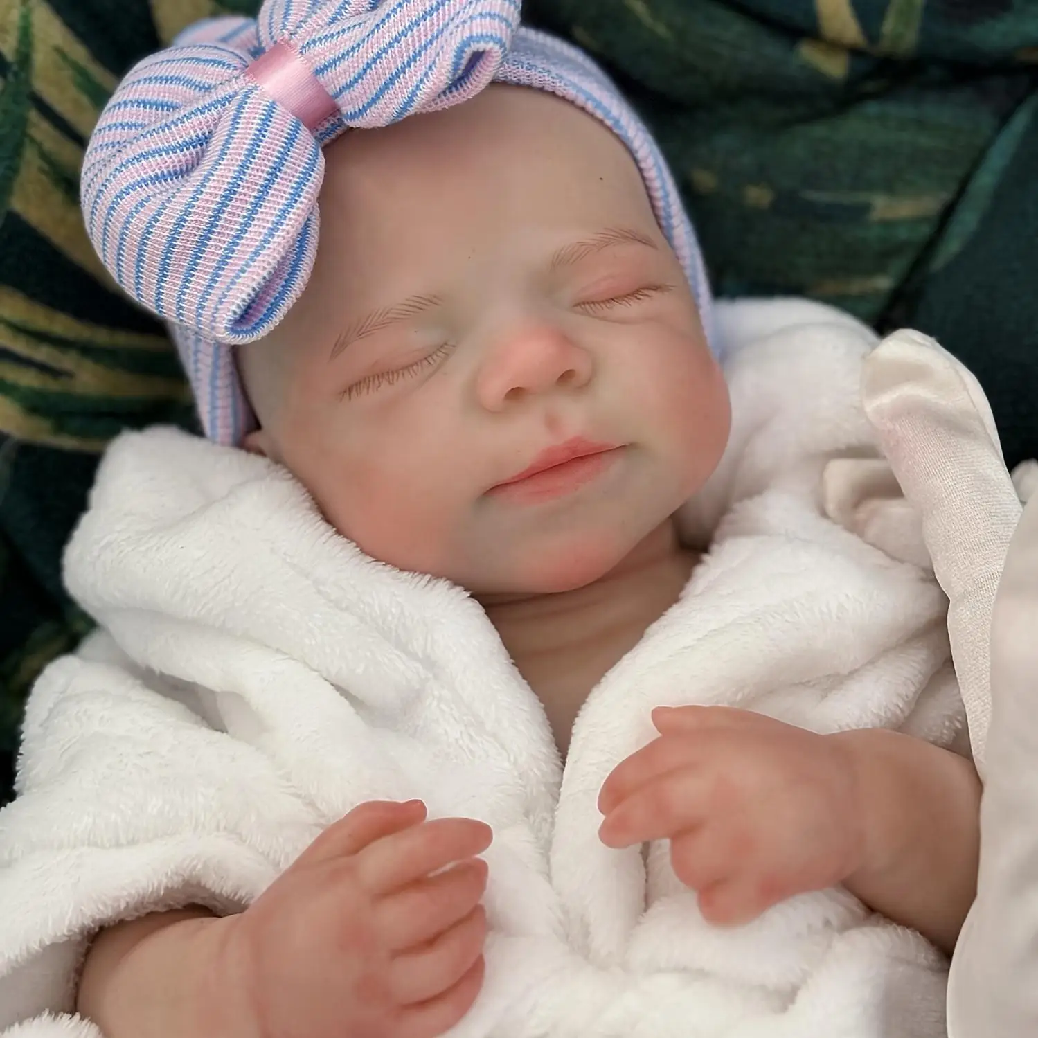 1PC/One More Outfits 18Inch Open Mouth Pascale Soft Silicone Bebe Reborn Girl Doll With Painted Skin Lifelike Newborn Girl Doll