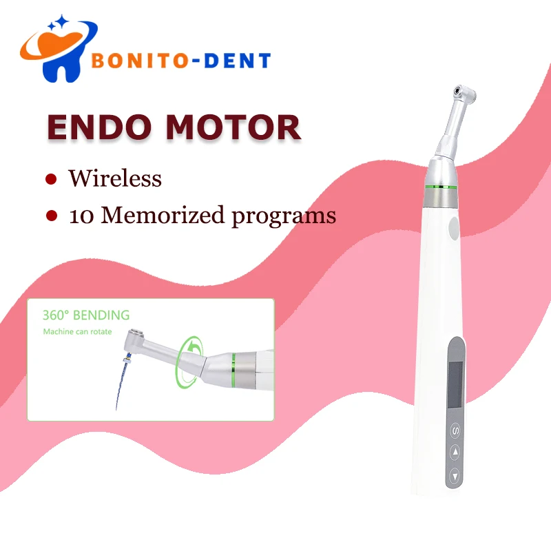 

New Dental Endodontic Treatment Root Canal Endo Motor With 16:1 Reduction Contra Angle Therapy Instrument Dentistry Equipment