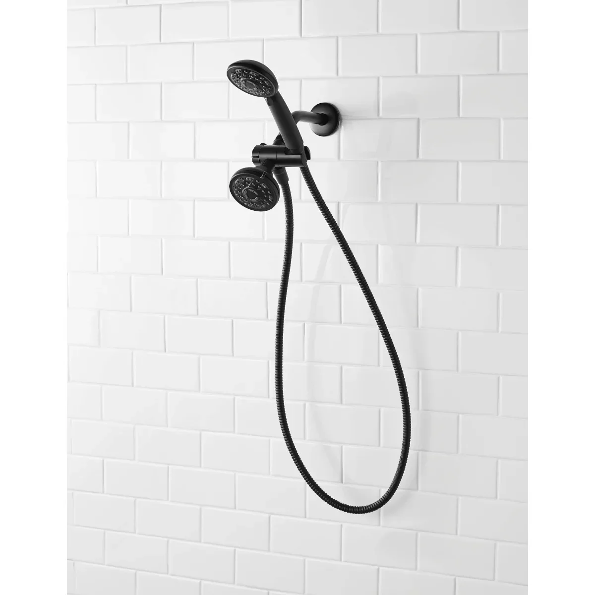 

3-Setting Luxury Shower Combo with 19 Possible Flow Combinations, Matte Black