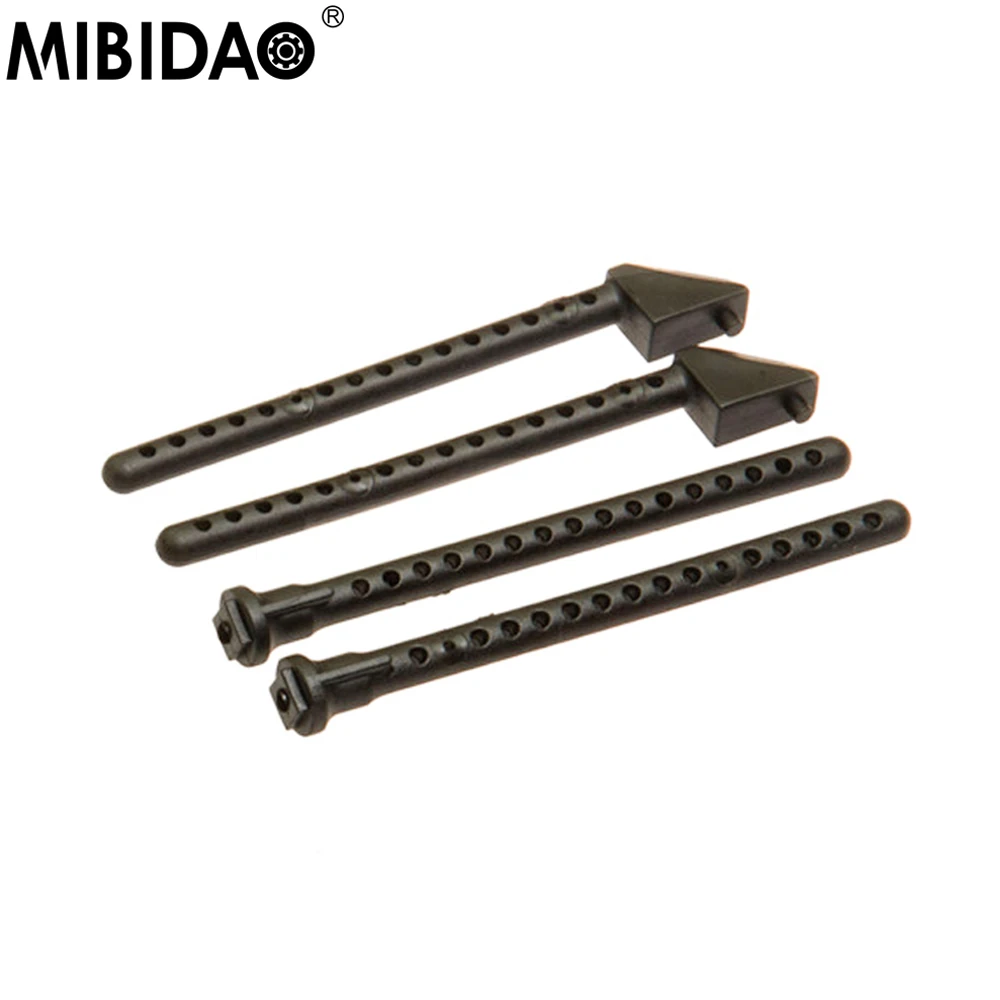 MIBIDAO 4Pcs/lot Plastic Body Post Mount Car Shell Column For 1/10 3Racing Sakura D4 D3-XI RC Drifting Car Parts