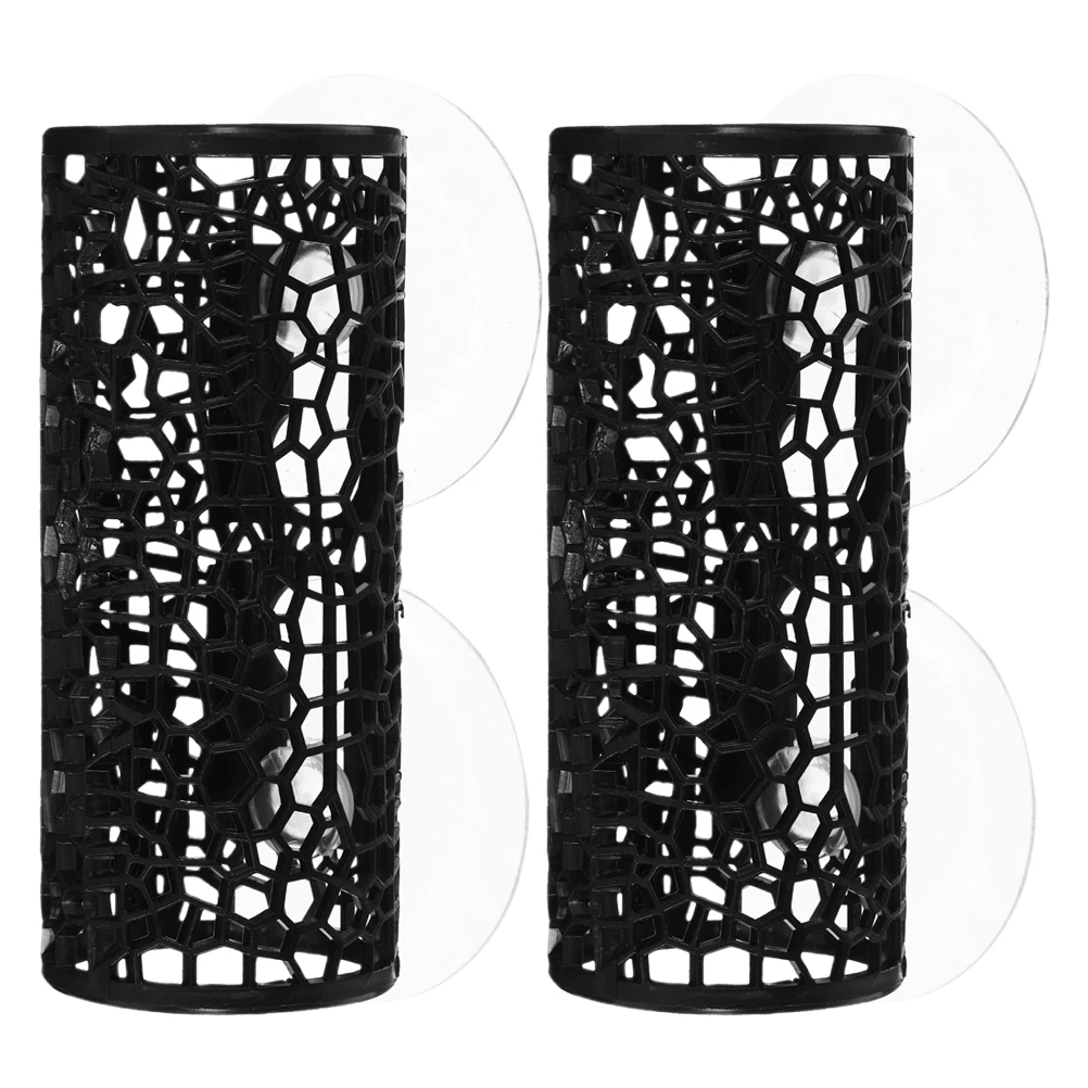 

2 Pcs Fish Tank Decoration Aquarium Tunnels Betta Hide Cave Ornament Hiding Abs Toys
