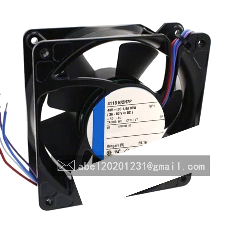 

BRAND NEW 4118N/2H7P 4118 N/2H7P DC 48V ORIGINAL COOLING FAN COOLER 119 x 119 x 38 mm