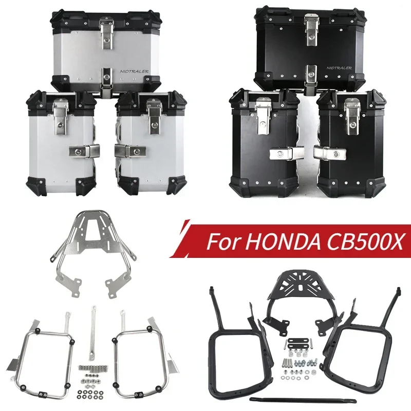 

Motorcycle Saddlebag Bracket Pannier Side Panniers Rack Frame Top Box Case Stainless Steel Luggage Racks for HONDA CB500X