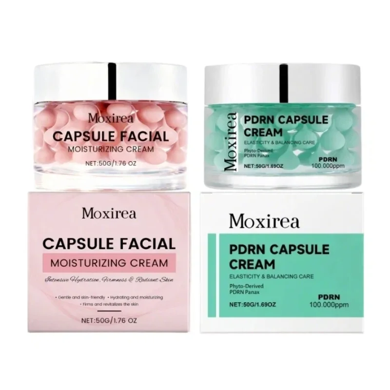 

PDRN Capsule Facial Moisturizing Cream Hyaluronic Acid Deep Hydration Nourishing Face Cream Korean Skincare