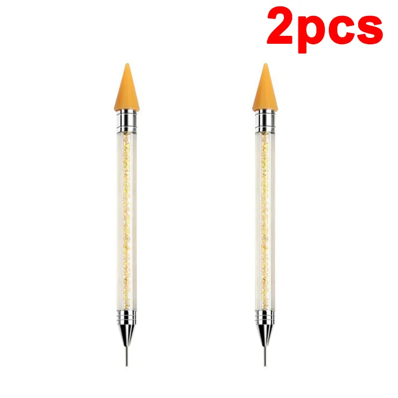 Strass-Applikator-Stift Nagelpunktierer Strass-Picker Wachsstift Diamant-Picker-Stift für Strass-Punktierwerkzeug DB04