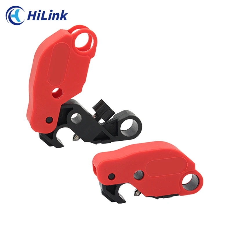 Side-By-Side On Aajacent Multi-Pole Circuit Breaker Lockout Without Tools, Multi-Functional Circuit Breaker Lockout