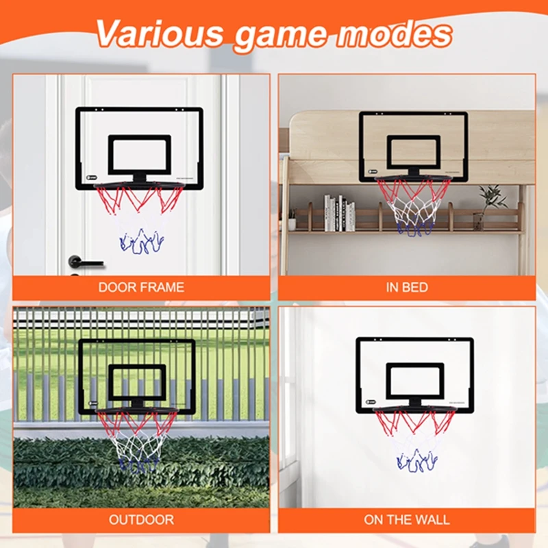 Mini Basketball Hoop Toy Kit para crianças e adultos, portátil, engraçado, bebê