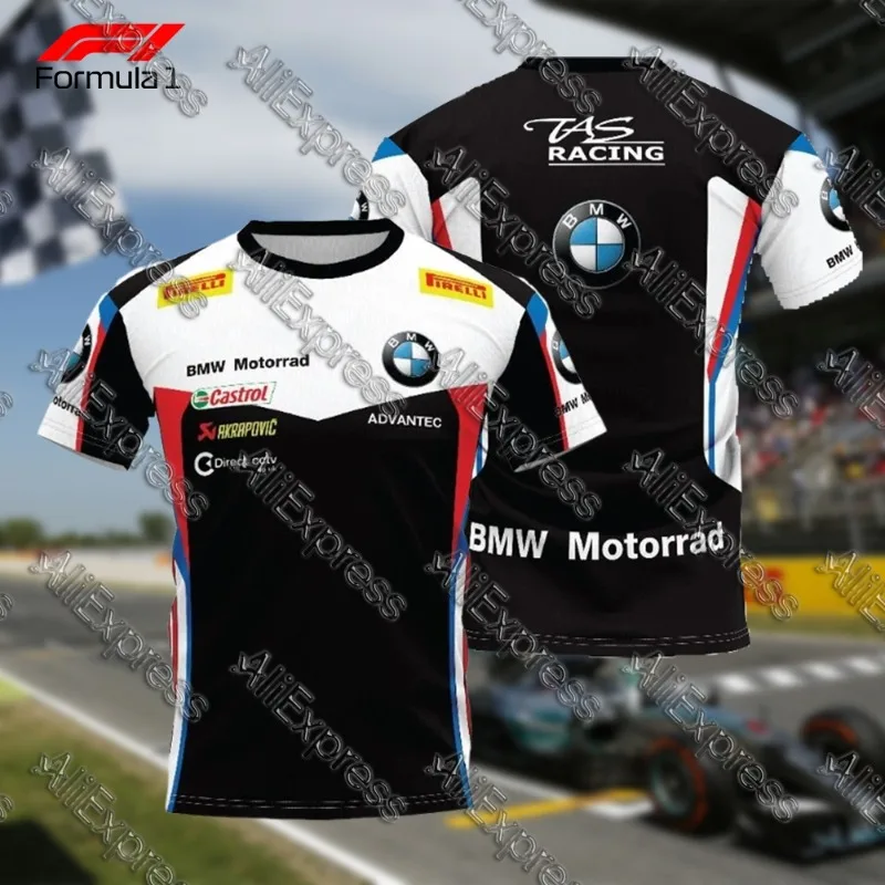 

BMW Men's Short Sleeve Motorcycle Shirt for Summer Stylish Comfortable Top for Men Ideal for Daily Casual Ride and Sport Events