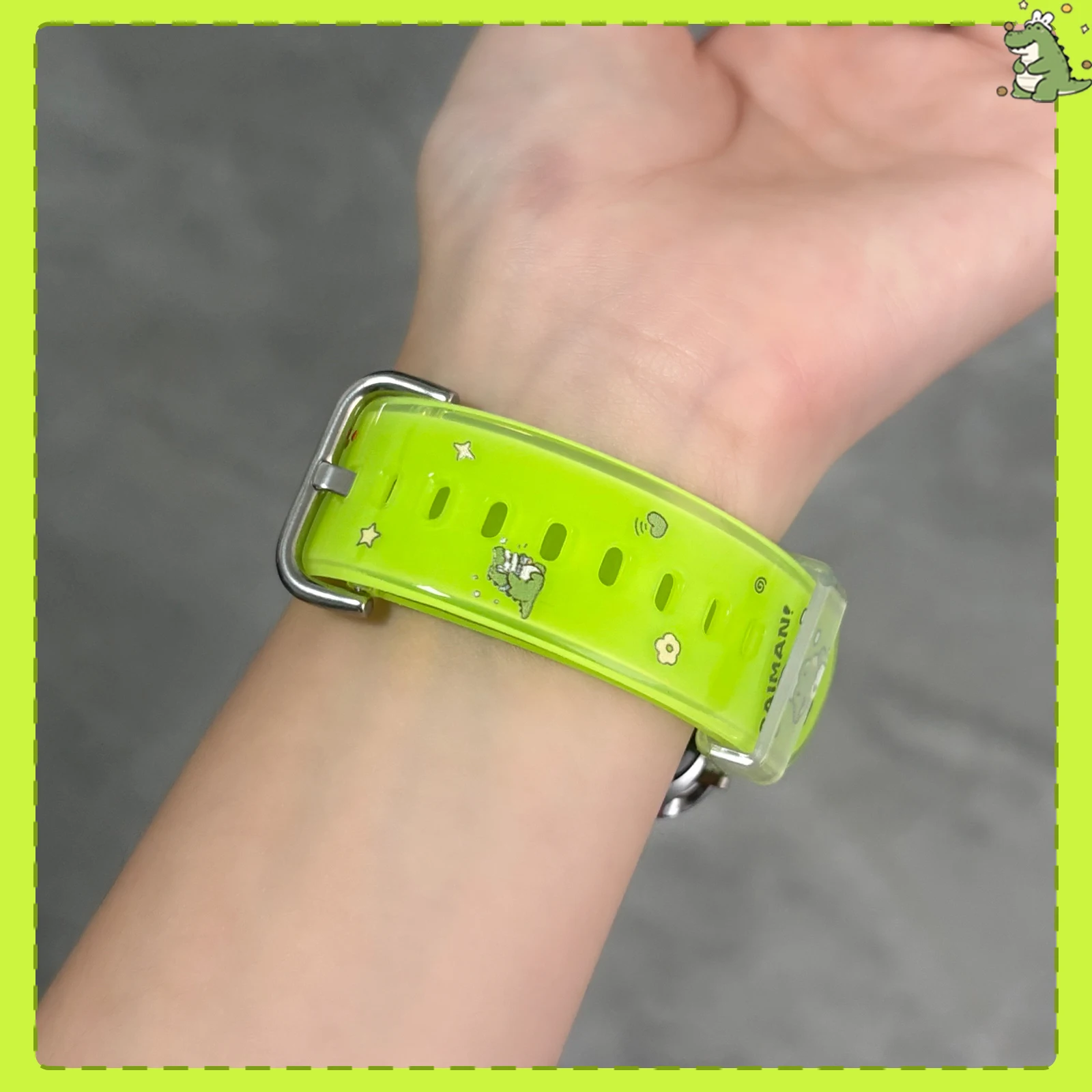 حزام سلسلة الكلمات الشفافة لساعة أبل 10 9 8 7 سوار قابل للاستبدال لساعة iWatch 46 مللي متر 42 مللي متر 41 مللي متر 40 مللي متر