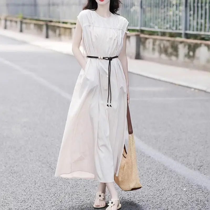Female Waist Chain Thin Belt Simple Decoration Tie With Dress Long Waist Rope Knotted Vintage Dresses String Waistband