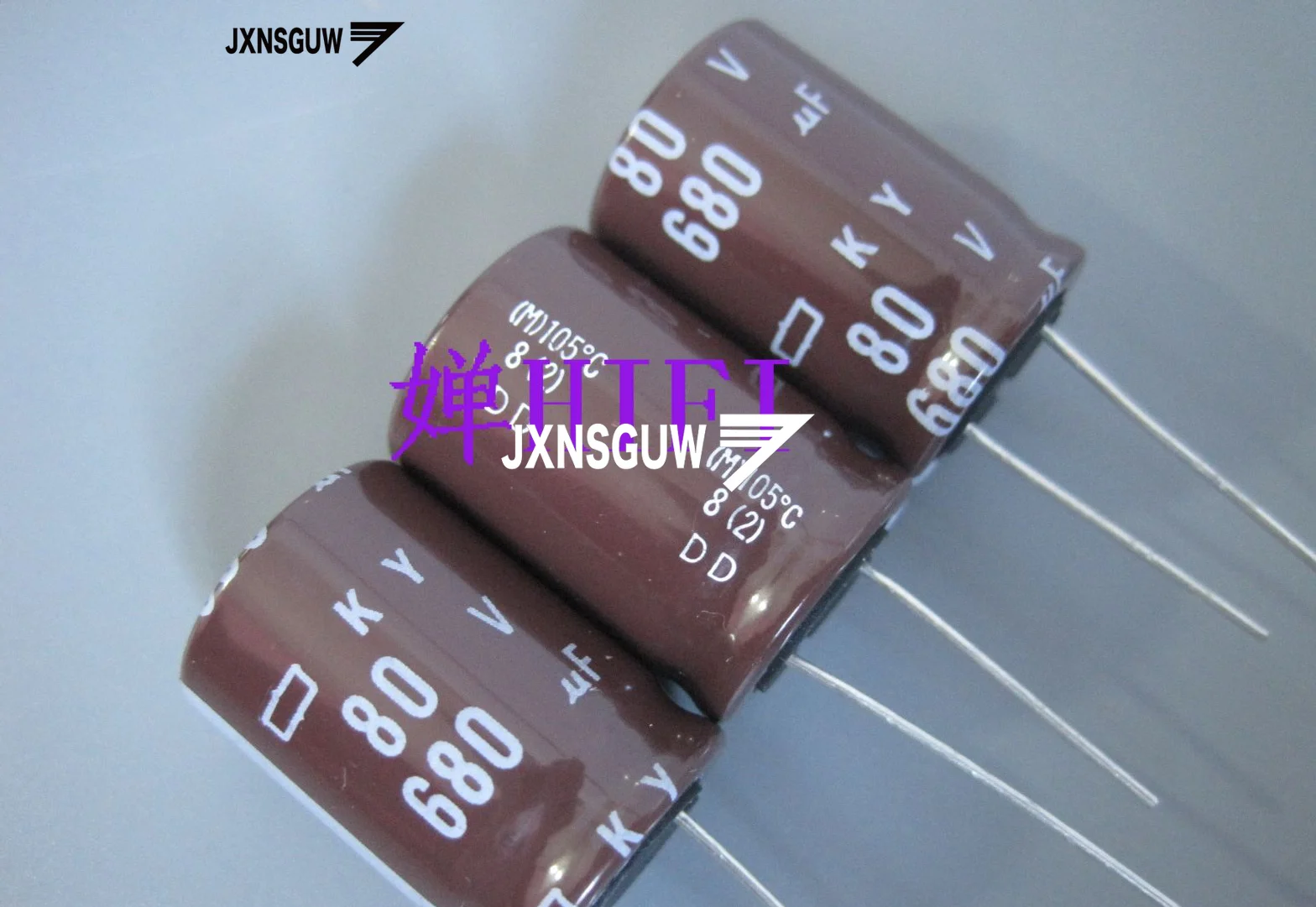 10PCS NIPPON KY 80V680UF 18X25MM NCC long life electrolytic capacitor 680UF/80V CHEMI-CON 105 degrees 680uF 80V