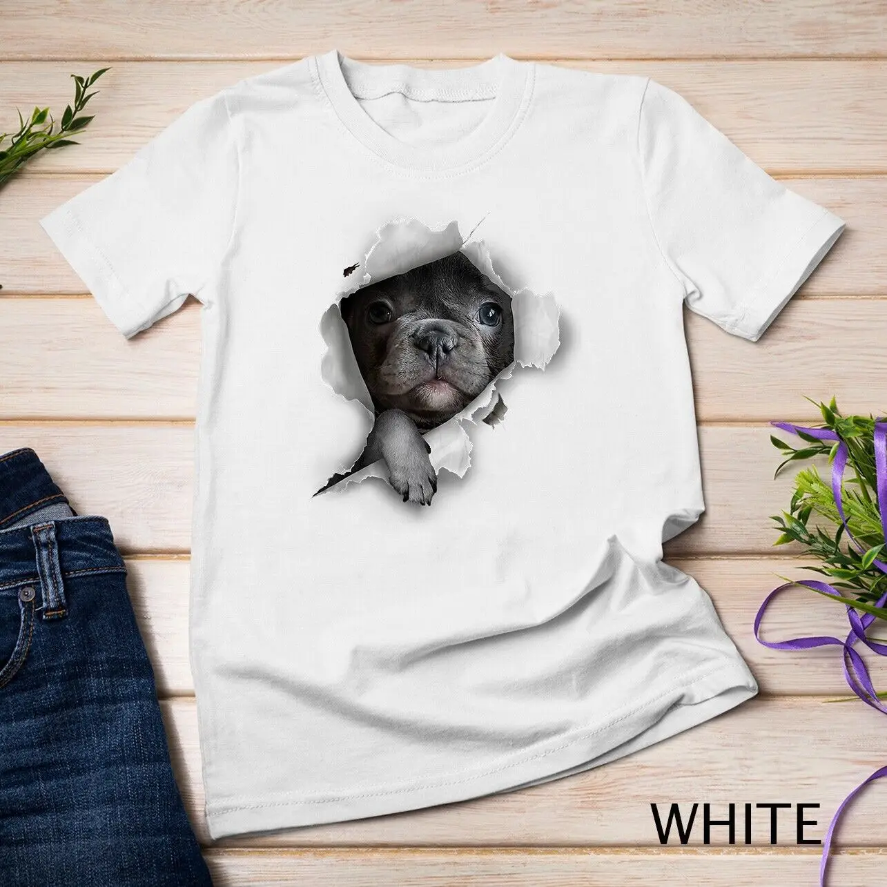 French Bulldog Tshirt, Frenchie T Shirt, Frenchie Unisex T-shirt