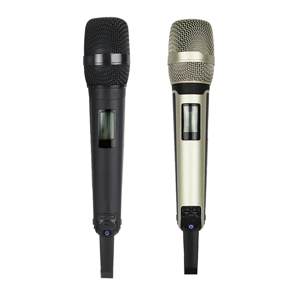 Single Receiver Double Handheld Microphone Multiple Colour High Quality SKM9000 UHF Professional Wireless Microphone Metal Mic