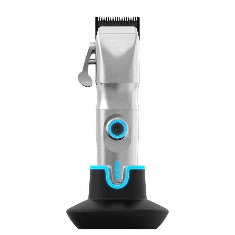 Cyborg Professional Metal Cordless Ergonomic Hair Clipper Trimmer with Digital Brushless Motor Comfortable and Noiseless