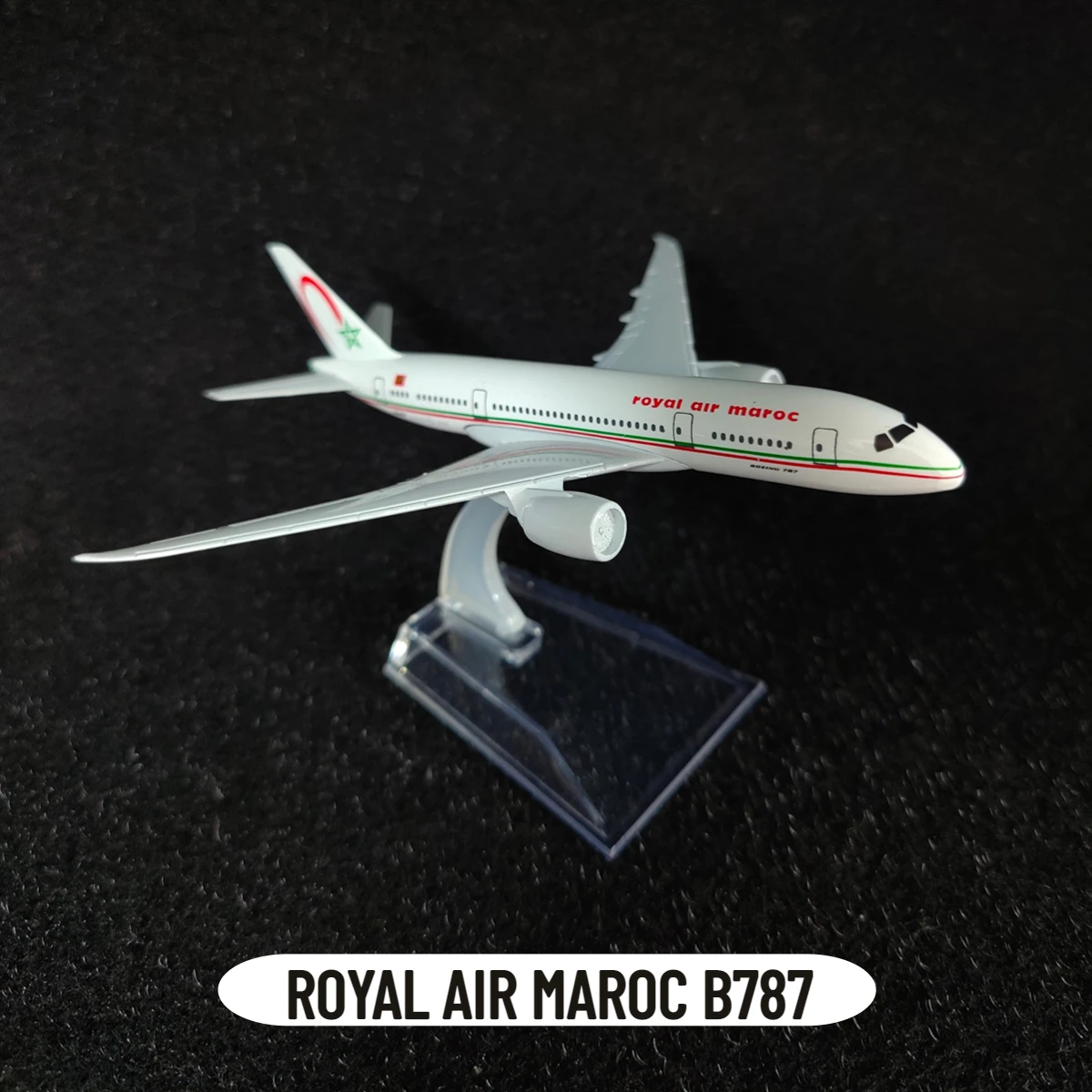 Scale 1:400 Metal Diecast Plane Model Morroco Airlines Replica 16cm Boeing Airbus Aircraft Aviation Airplane Miniature Toy