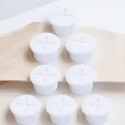 8 шт., белая крышка отверстия для проводов, кабельная втулка для настольного органайзера для шнура, мебельная пробка для управления проводом, пылезащитная заглушка, органайзер для кабеля