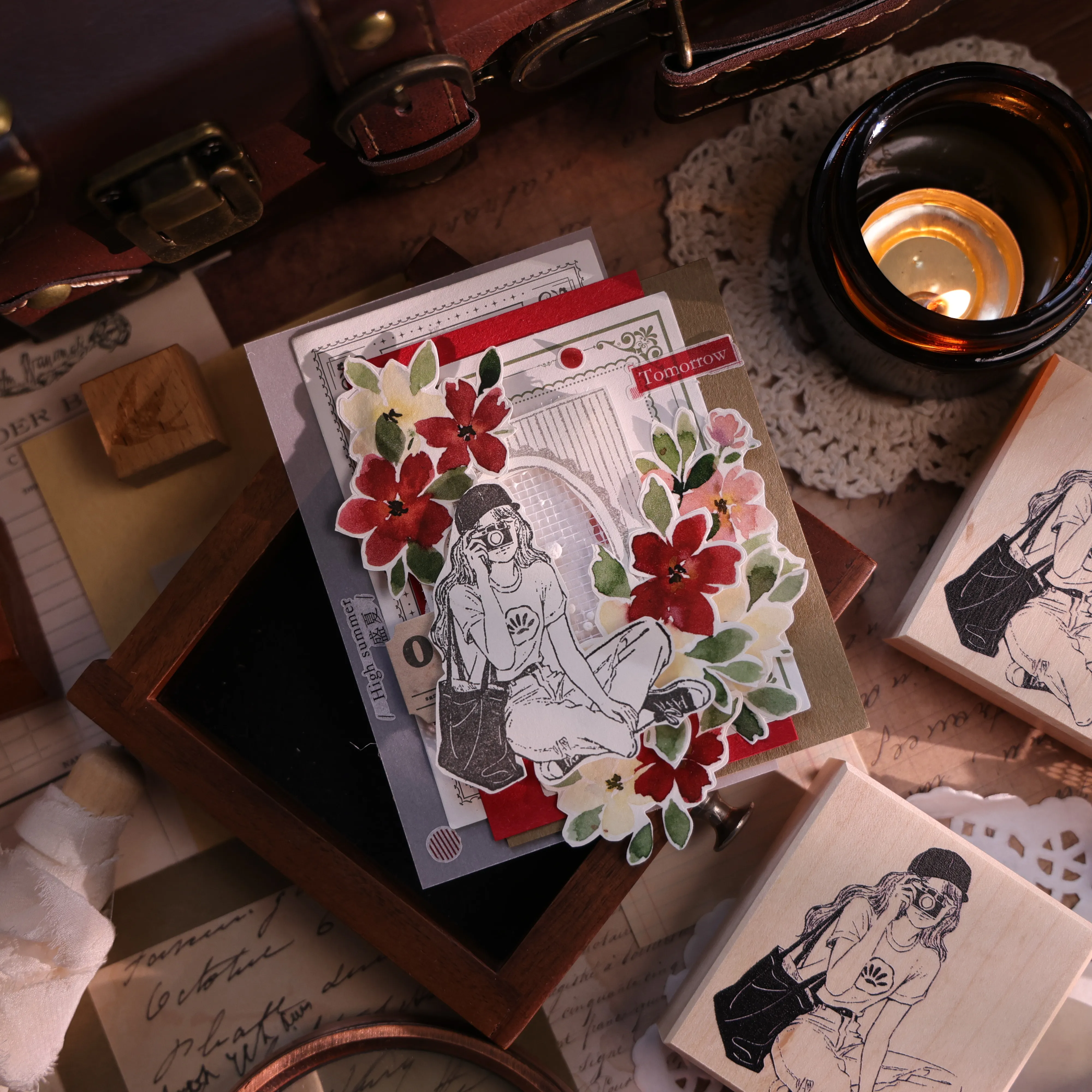 YiEr Studio Sello de Goma de M - Vintage Collectible Stamps reseña y precio