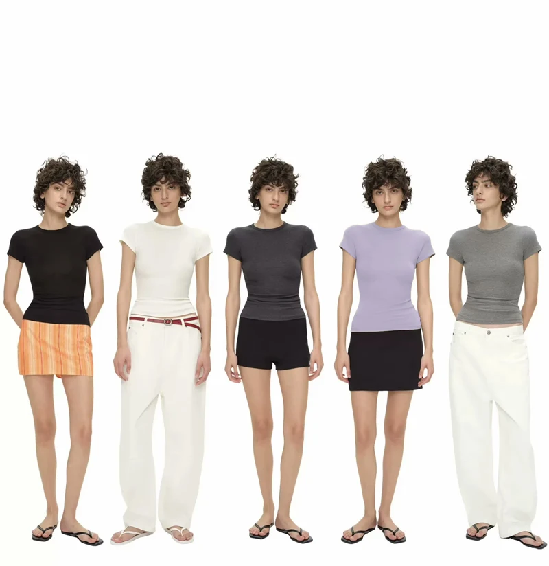 Women's Lyocell Everyday Tee 12 Colours To Choose