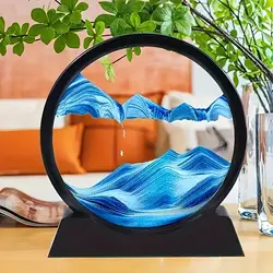 Quicksand Art Dome - Mesmerizing Moving Sand Display, Perfect for Home & Office Decor