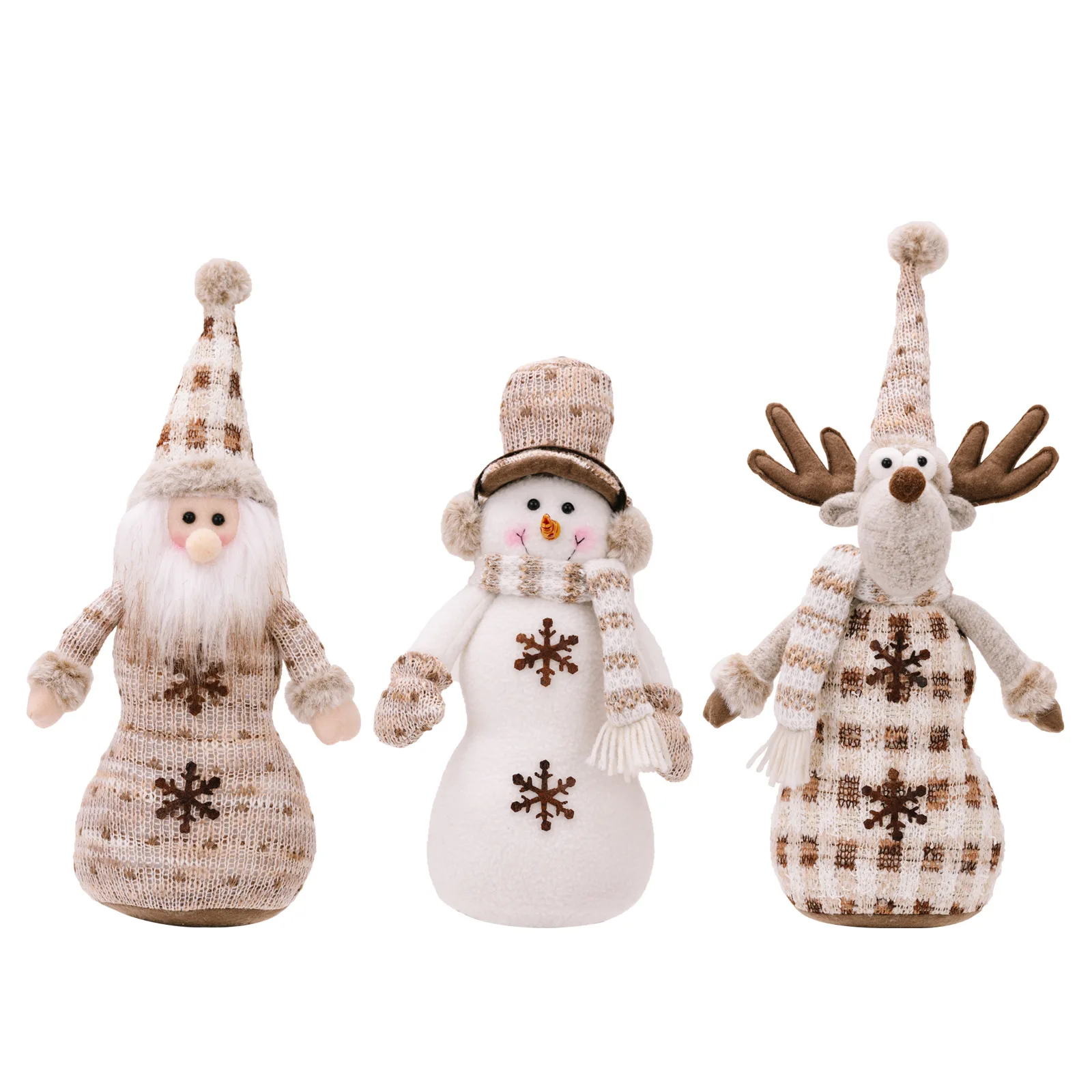 2024 New European Creative Doll Decoration Christmas Day Snowman Decoration Window Display Santa Claus