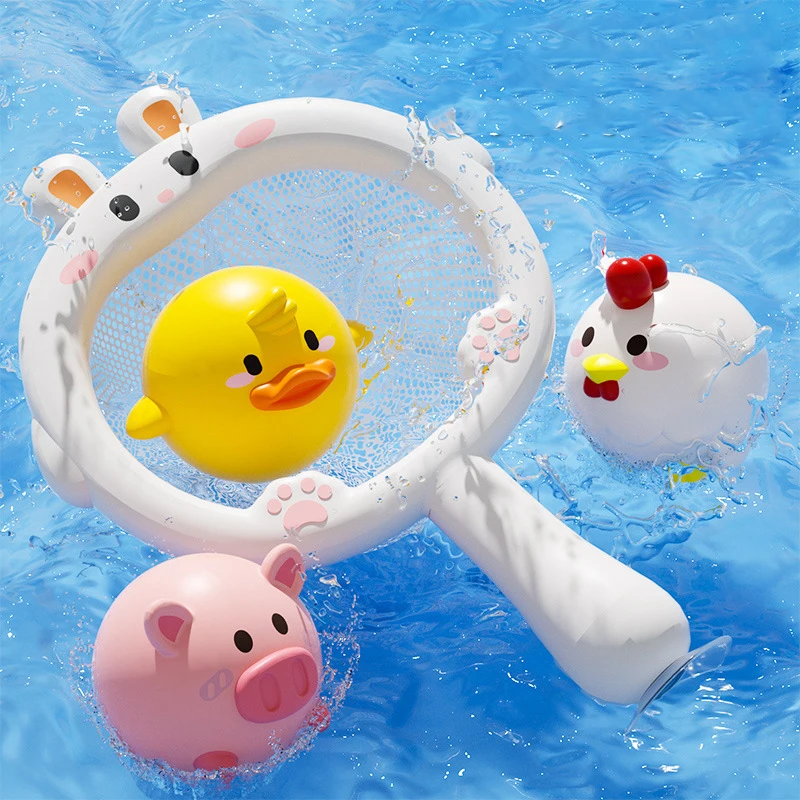 

LED Light Up Toys Baby Cute Animals Bath Toy Swimming Water Soft Rubber Float Induction Luminous Duck for Kids Play Funny Gifts