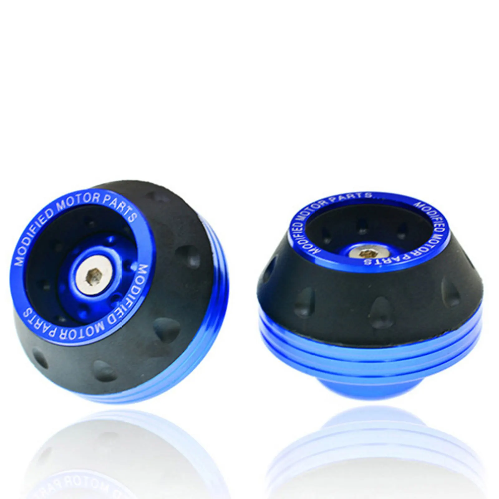 

2Pcs Crash Resistant Fork Cups Motorcycle Front Fork Guards Aluminum Alloy Off Road Bike Protection for Refit and Repair Use