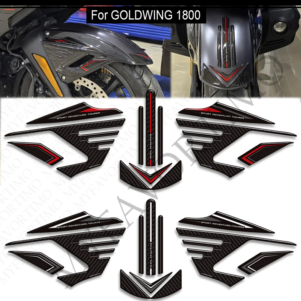 Ensemble de protection pour réservoir de gaz, carburant et huile, autocollants pour carrosserie, pour Honda Goldwing Gold Wing GL1800 LG 1800 F6B Tour carénage garde-boue 2022 – 2025