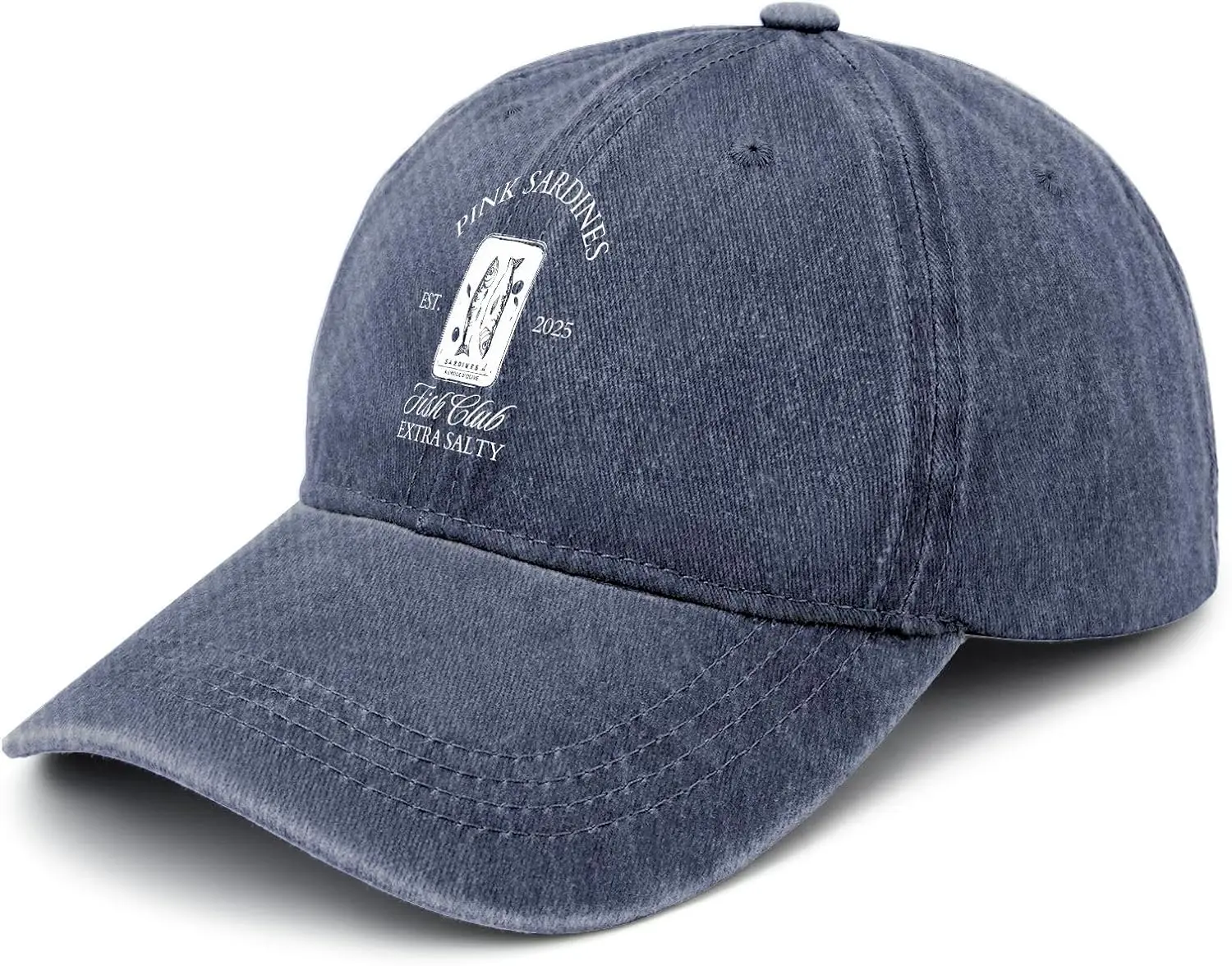 قبعات السمك الردينية للنساء قبعة بيسبول منخفضة الغسيل قبعة الجري الخفيفة