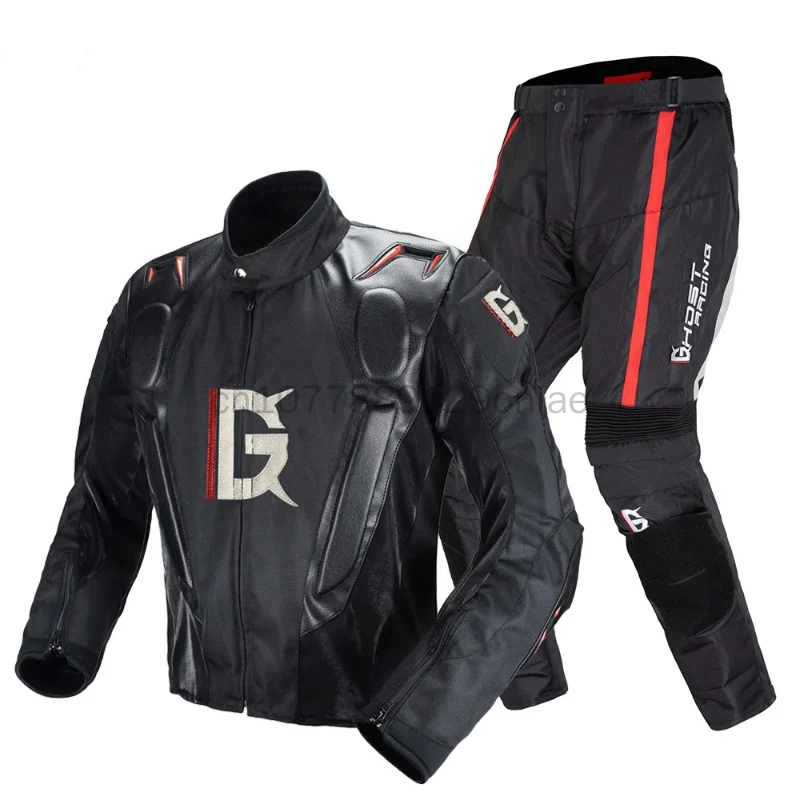 

Motorcycle Jacket, Four Season Camel Hump Racing Suit, Anti Fall, Wear-resistant, Breathable Riding Jacket and Pants Set