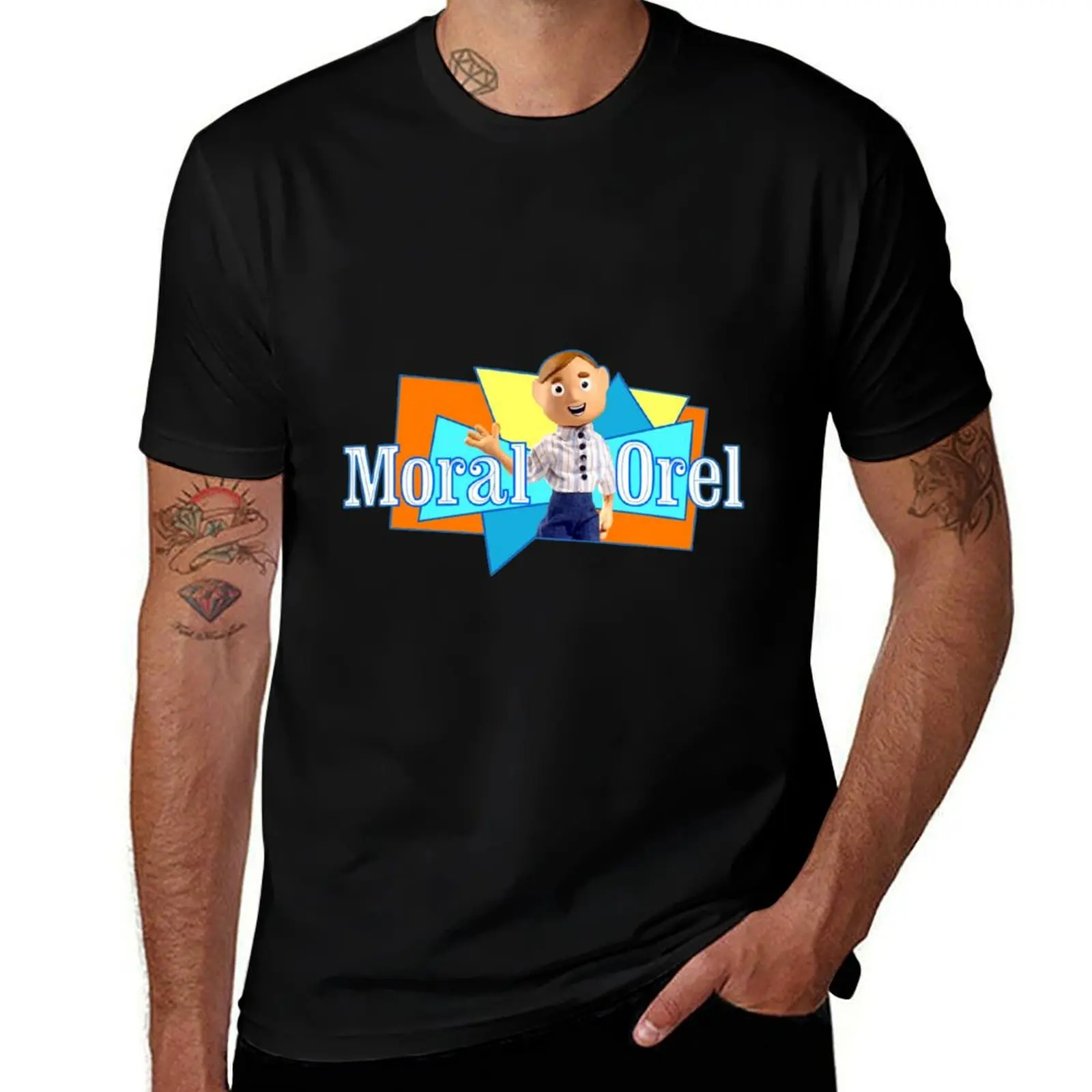 

Moral Orel LOGO T-Shirt funny t shirts dark humor anime tshirt man t shirt luxury T-Shirt