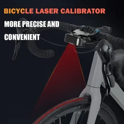 Bike Saddle Calibrator Bike Tool Bicycle handlebar Laser Aligner Seat Center Adjuster Measurement Tool Aligning Indicator Tool