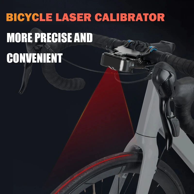 Bike Saddle Calibrator Bike Tool Bicycle handlebar Laser Aligner Seat Center Adjuster Measurement Tool Aligning Indicator Tool