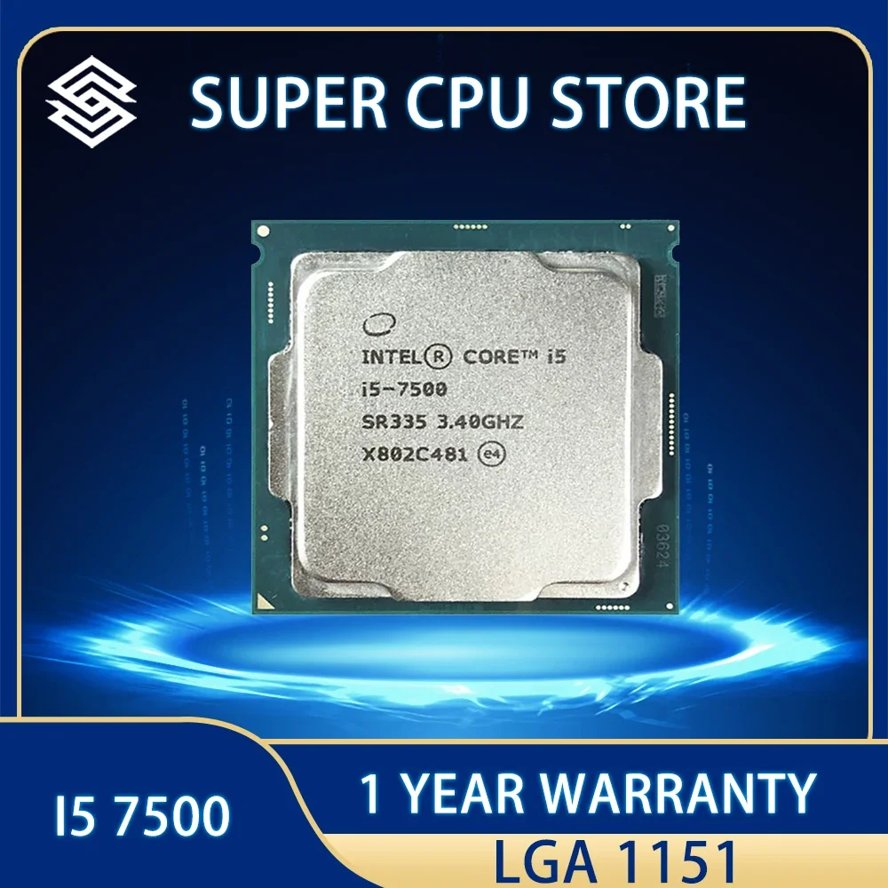 

Б/у процессор Intel Core i5 7500 3,4 ГГц четырехъядерный четырехпоточный Процессор 6 Мб 65 Вт LGA 1151