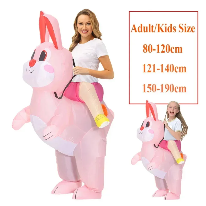 

CyMrcos Mdcos Inflatable Rabbit Anime Costumes for Adults and Children, Easter Cosplay Costume, Hallo Party Mr3756
