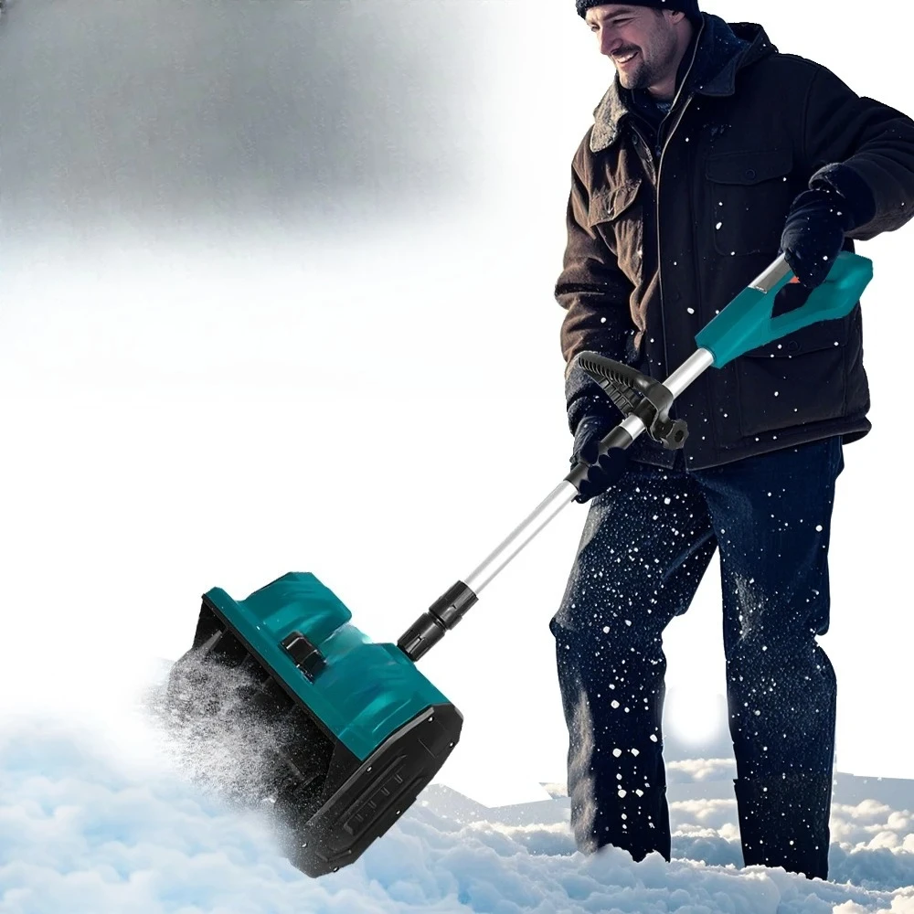 

Electric Hand-Push Snowplow Lithium-ion Snow Remover Household Snow Clearing Magic Folding Snow Shovels (NO BATTERY)