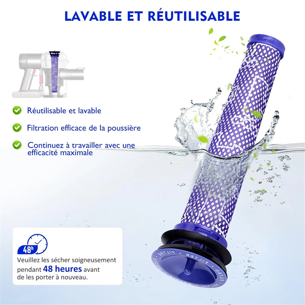 L65A пылесборник для пылесоса Dyson V6 DC58 DC59 DC62 DC74, запасные части для пылесборника с интерфейсом, номер детали 965660 -01