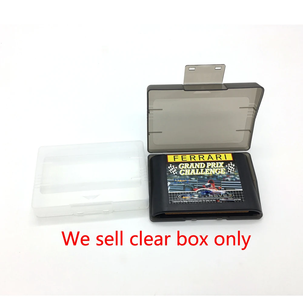 

10pcs For Sega MD game card US version storage box for GENESIS MASTER SYSTEM protection box collection Display box