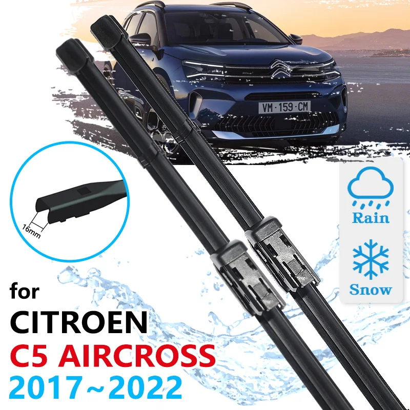 For Citroen C5 Aircross C5Aircross 2017 2018 2019 2020 2021 2022 Windscreen Windshield Accessories Brushes Car Front Wiper Blade