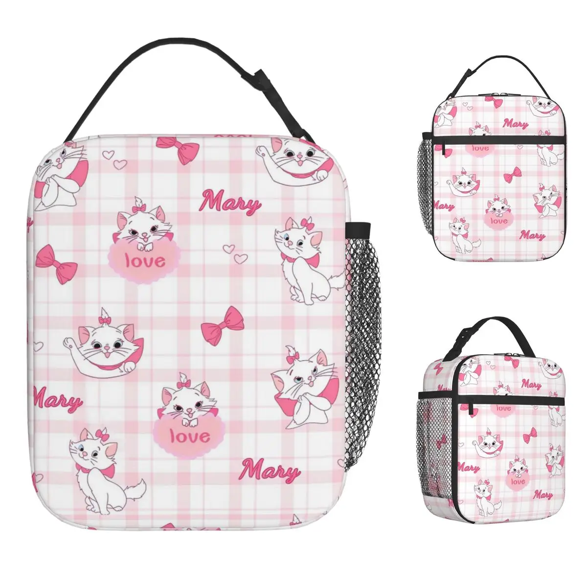 حقيبة غداء معزولة من Love Marie Cat، حاوية غداء عالية السعة، حقيبة تبريد، صندوق غداء، حقيبة طعام للسفر والمكتب #1