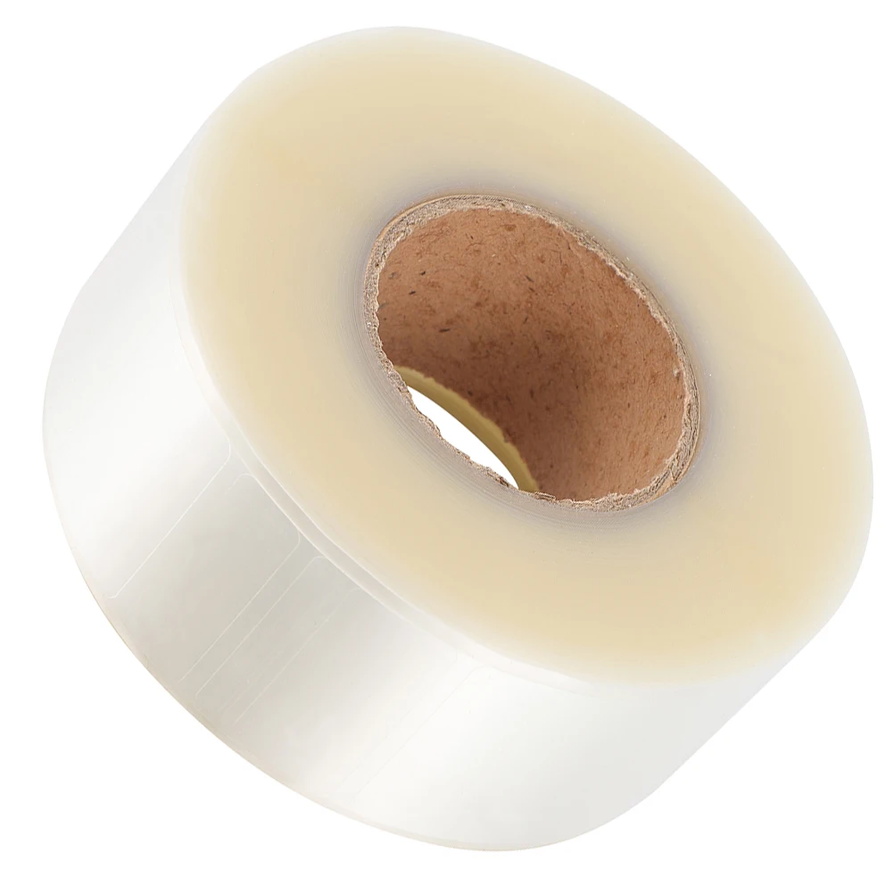 1 Uds. 1 rollo de protectores de etiquetas transparentes, pegatina impermeable de Pvc para libro de código de barras, biblioteca, aula, oficina, uso doméstico, autoadhesivo