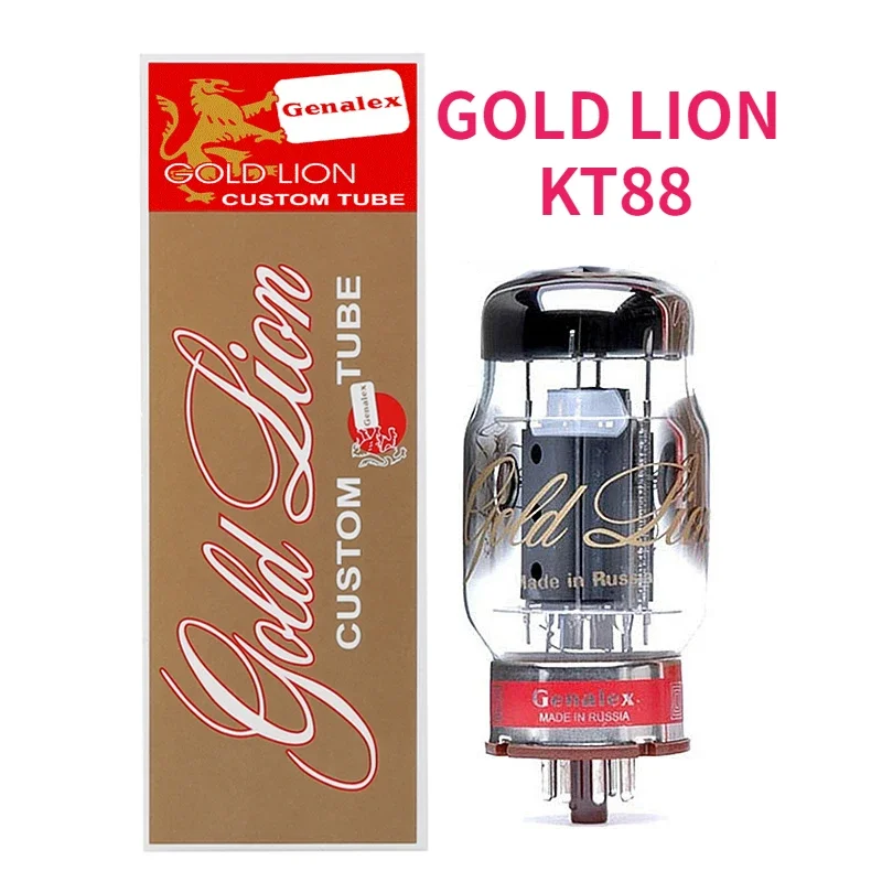 KT88 Vacuum Tube GOLD LION Replacement KT77 KT66 El34 Factory Test Match DIY Tube Amplifier Subwoofer Amplifier